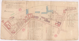 Plan de la seigneurie et Isle du Temple en la ville de Reims (1786)