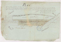 Plan d'un petit canton de terre sise terroir et seigneurerie de Blaise, 1598-1787..