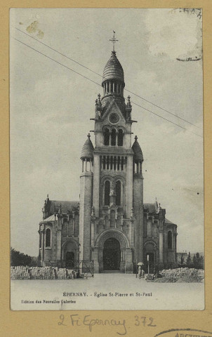 ÉPERNAY. Église Saint-Pierre et Saint-Paul.
EpernayÉdition Nouvelles Galeries.[vers 1934]