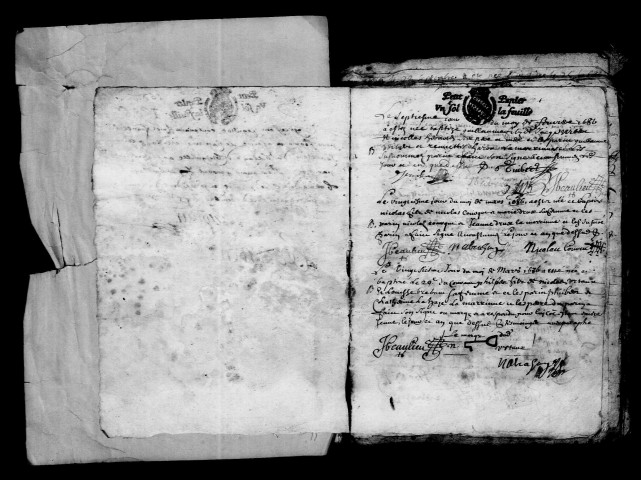 Heutrégiville. Baptêmes, mariages, sépultures 1686-1689