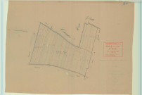 Champfleury (51115). Section A4 échelle 1/1250, plan mis à jour pour 1933, plan non régulier (papier).