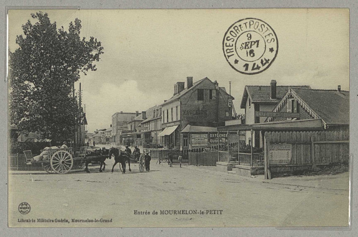 MOURMELON-LE-PETIT. 26 - Gare du camp de Châlons.Mourmelon : librairie militaire Guérin(54 - Nancy : imprimeries réunies de Nancy)