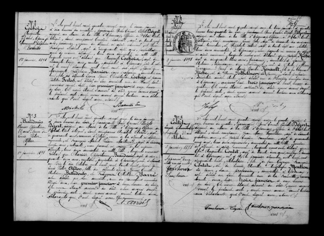 Épernay. Décès 1891