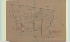 Saint-Mard-lès-Rouffy (51499). Section C1 échelle 1/1250, plan mis à jour pour 1933, plan non régulier (calque)