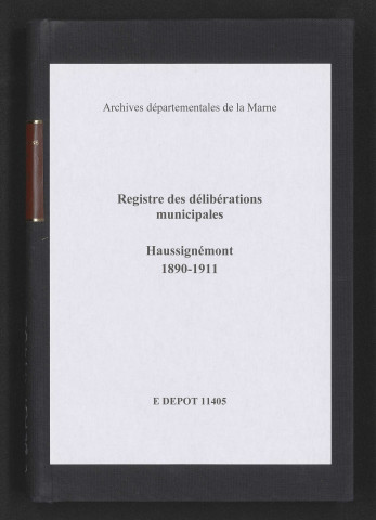 Délibérations municipales.