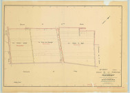 Juvigny (51312). Section W échelle 1/2000, plan remembré pour 1954, plan régulier (papier)