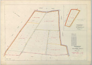 Soulières (51558). Section ZC 2 échelle 1/2000, plan remembré pour 1964 (contient section A7), plan régulier (papier armé)