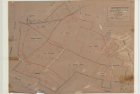 Dommartin-Dampierre (51211). Section B2 1 échelle 1/2500, plan mis à jour pour 1932, plan non régulier (calque)