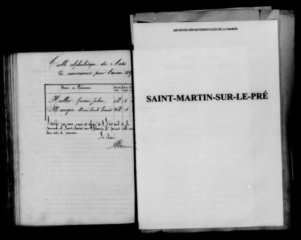 Saint-Martin-aux-Champs. Naissances 1889