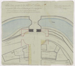 Route nationale 4. Plan des abords de la porte Ste Croix à Chalons, dressé par Hurault, 1769.