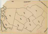 Cuperly (51203). Section A échelle 1/5000, plan mis à jour pour 1934 (anciennes feuilles A1 à A6, contient B1 et B2 en partie), plan non régulier (papier)