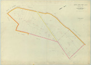 Soudé (51555). Soudé-Notre-Dame (51554). Section ZA échelle 1/2000, plan remembré pour 1967, plan régulier (papier armé)