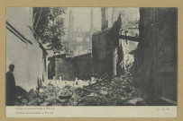 REIMS. Maisons bombardées à L.C.H.