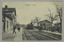 SUIPPES. La Gare.
(51 - Reimsimp. Baudinière).Sans date