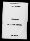 Vauchamps. Naissances an XI-1862