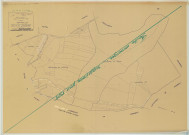 Giffaumont-Champaubert (51269). Section 123 H1 échelle 1/2000, plan mis à jour pour 1972, plan non régulier (calque)