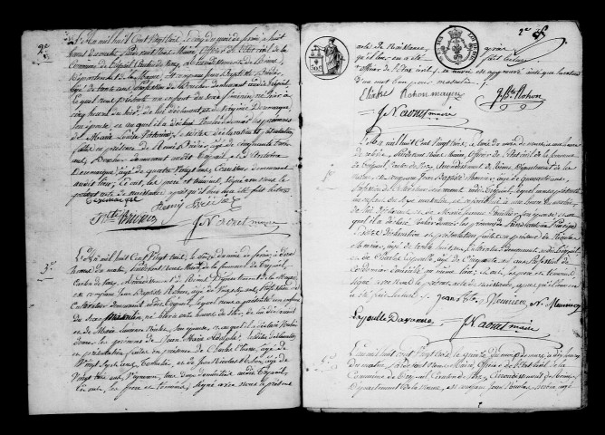 Trépail. Naissances, publications de mariage, mariages, décès 1823-1832