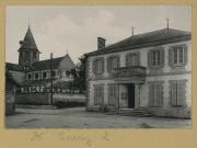 SARRY. -6357-L'Église (monument classé). La Mairie.
Édition Mme Chicault.Sans date