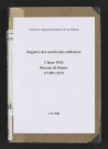 Registre matricule, n° 1501-2151