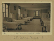 SOMME-SUIPPE. -4-École de Plein Air. Somme-Suippe. Un Dortoir .
ReimsÉdition Artistiques OrCh. Brunel.Sans date