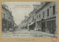 FISMES. 6. Rue de la Huchette. Bordée exclusivement de magasins, cette rue est une des plus commerçantes de la Ville.
FismesÉdit. C. G.Sans date