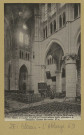 ORBAIS. -1489-Intérieur de l'Église (XIIe s.) : chœur et transept, chapelle de l'abbaye devenue église paroissiale à la Révolution. Hauteur des voûtes : 21 m.
NangisÉdition E. Mignon.[vers 1930]
