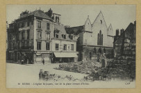 REIMS. 60. L'église Saint-Jacques, vue de la place Drouet d'Erlon.
Strasbourg[s.n.] ([S.l.]Cie des Arts Photomécaniques).Sans date
