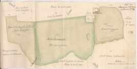 Arpentage général et terrier d'Anglure, terroir et paroisse d'Allemanche, 1773. Douzième carte.