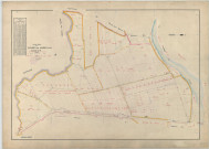 Condé-sur-Marne (51161). Section ZK échelle 1/2000, plan remembré pour 1962, plan régulier (papier armé)