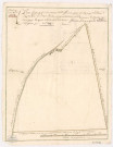 Plan figuratif de la vente du differend pour le layage et être exploité en 1740. Icelle appartenant à monsieur le comte de Brugny, 1739.