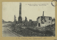 HEILTZ-LE-MAURUPT. 625- Bataille de la Marne (6 au 12 septembre 1914). Heiltz-le-Maurupt. Rue de la Poste / A. Humbert, photographe à Saint-Dizier.