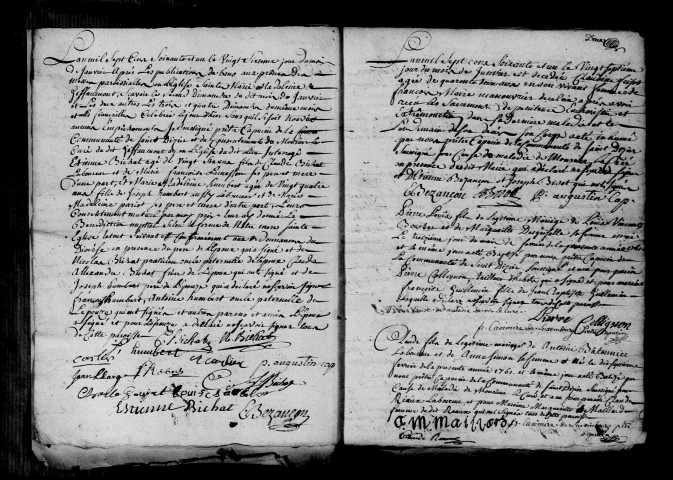 Giffaumont. Baptêmes, mariages, sépultures 1761-1791