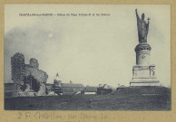 CHÂTILLON-SUR-MARNE. Environs de Port-à-Binson-La Statue d' Urbain II et les ruines.
Château-ThierryÉdition J. Bourgogne (2 - Château-ThierryJ. Bourgogne).[vers 1914]
