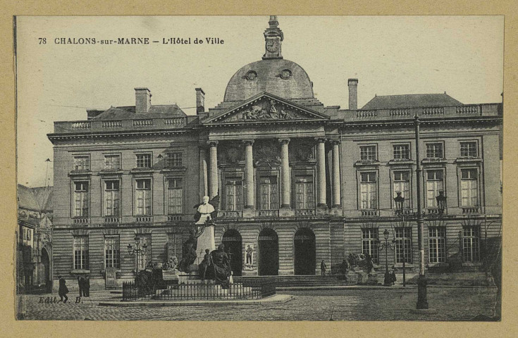 CHÂLONS-EN-CHAMPAGNE. 78- L'Hôtel de Ville.
Château-ThierryJ. Bourgogne.1919