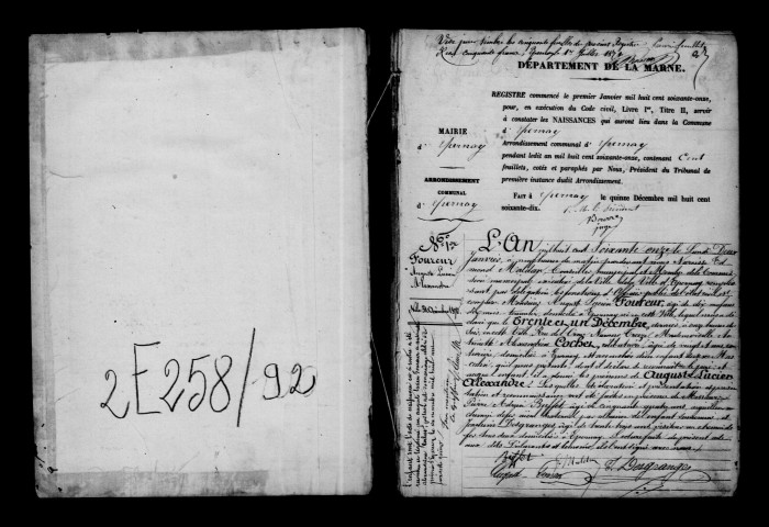 Épernay. Naissances 1871