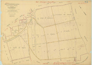 Pontfaverger-Moronvilliers (51440). Section W1 échelle 1/2000, plan remembré pour 1955, plan régulier (papier).