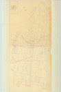 Haussimont (51285). Tableau d'assemblage 1 échelle 1/5000, plan remembré pour 1960.Tableau d'assemblage sur 2 feuilles (½) (papier)