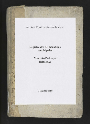 Délibérations municipales.