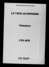 Vieil-Dampierre (Le). Naissances 1793-1870
