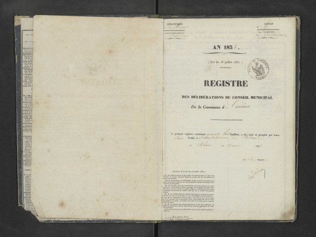 Délibérations municipales