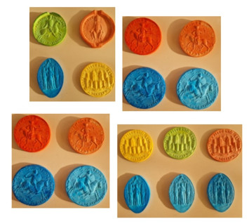 Sceaux réalisés par les élèves