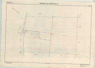 Bergères-lès-Vertus (51049). Section ZO1 échelle 1/2000, plan remembré pour 1972, plan régulier (papier armé)