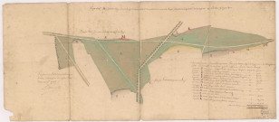 Plan des petites communes de la communauté de Baye, par Prouillé, 1782