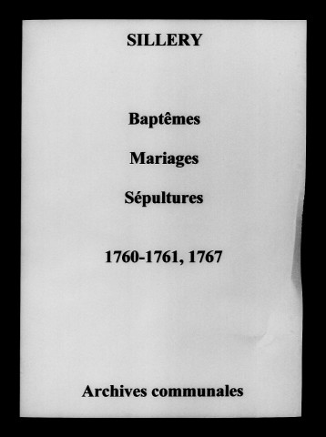 Sillery. Baptêmes, mariages, sépultures 1760-1767