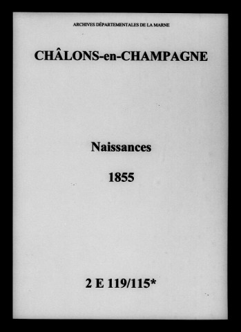 Châlons-sur-Marne. Naissances 1855