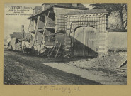 JUVIGNY. 5-Après les Inondations de janvier 1910. La Maison de l'Abbé Collard / Phot. Durard, Châlons-sur-Marne.
