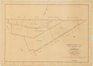 Bergères-lès-Vertus (51049). Section V1 échelle 1/2000, plan remembré pour 1954, plan régulier (papier)