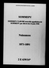 Sommepy. Naissances 1871-1891