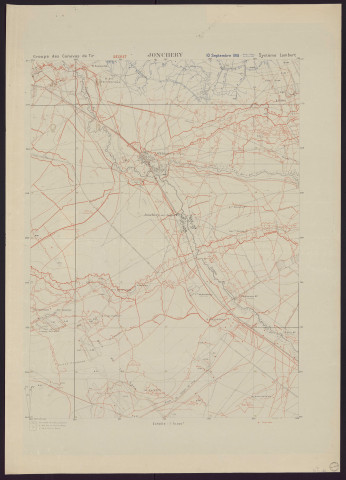 Jonchery.
Service géographique de l'Armée].1918