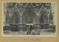 REIMS. Cathédrale de Grand Portail / Royer, Nancy.